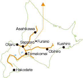 Hokkaido Map