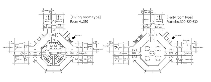 鷹の巣間取り図